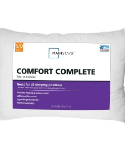 Mainstays Comfort Complete Bed Pillow - White