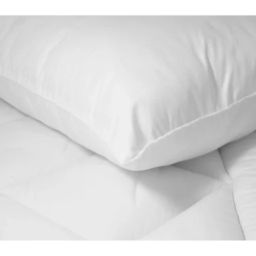 Mainstays Comfort Complete Bed Pillow - White - Image 4